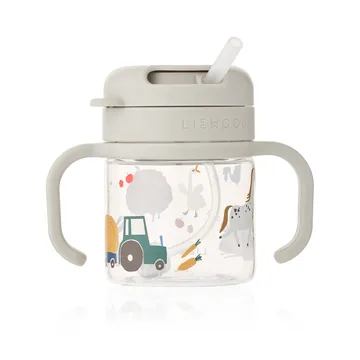 Tazza con cannuccia Kai Tritan - Farmlife-Sandy - Liewood