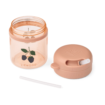 Tazza con cannuccia Pavia 28 cl - Berry-Pale Toscana - Liewood
