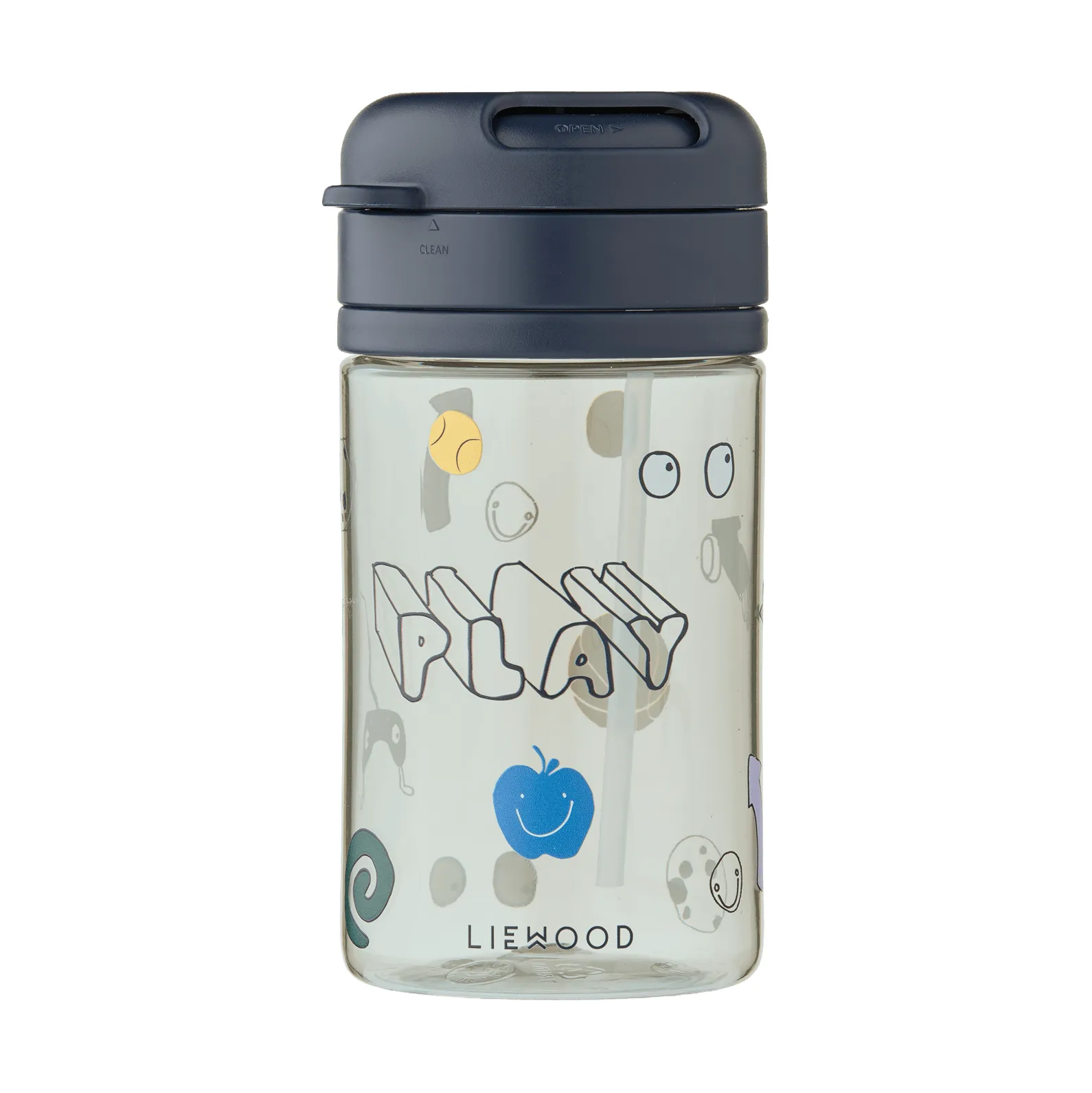 Tazza con cannuccia Pavia, Play-dusty peppermint Liewood