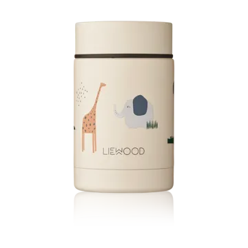 Termos opaco Nadja 0,25 L - Safari sandy mix - Liewood