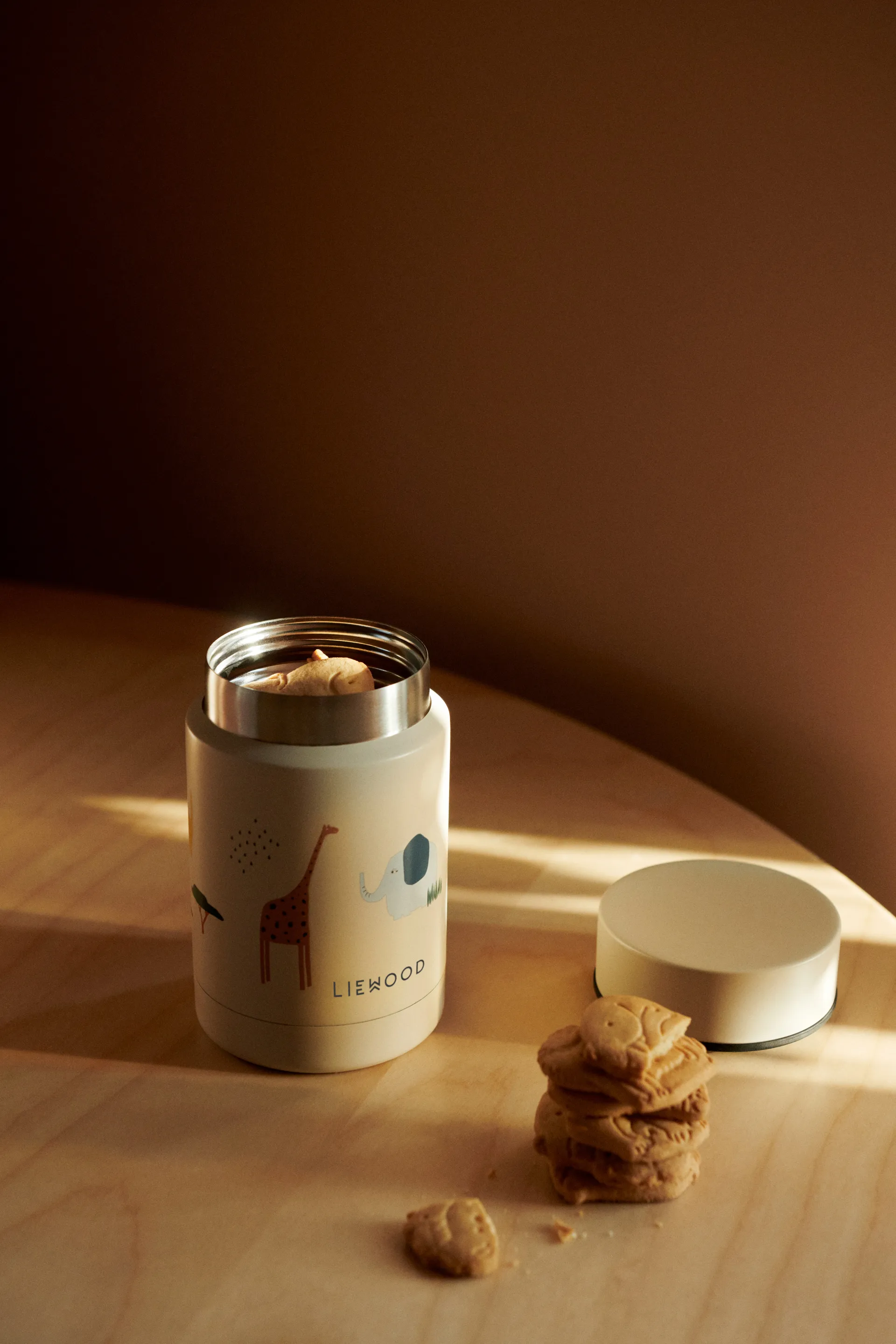 Termos opaco Nadja 0,25 L, Safari sandy mix Liewood