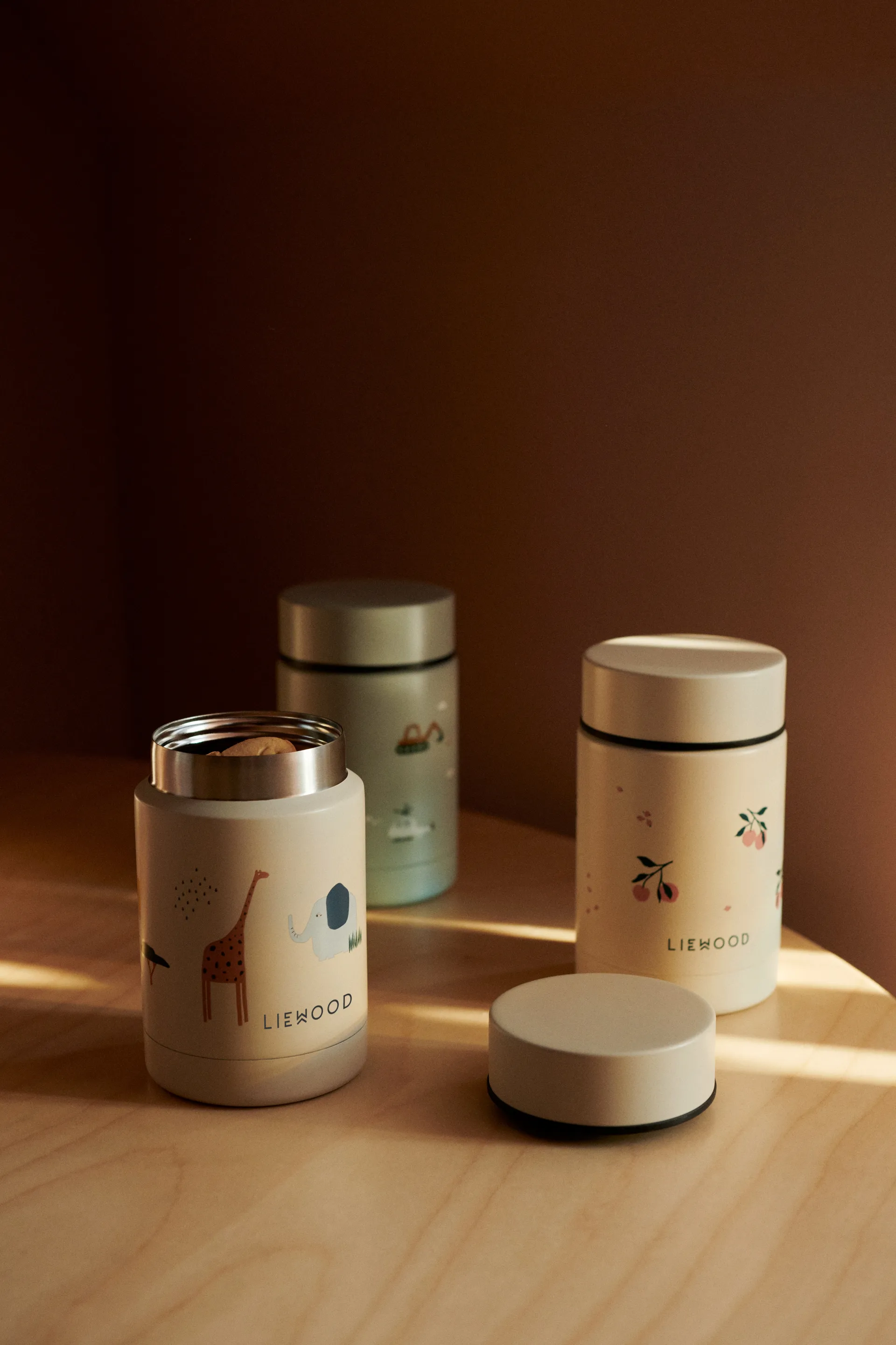 Termos opaco Nadja 0,25 L, Vehicles-dove blue mix Liewood