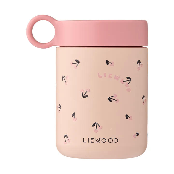 Thermos Kiani stampato - Mini cherry heart-rosey - Liewood