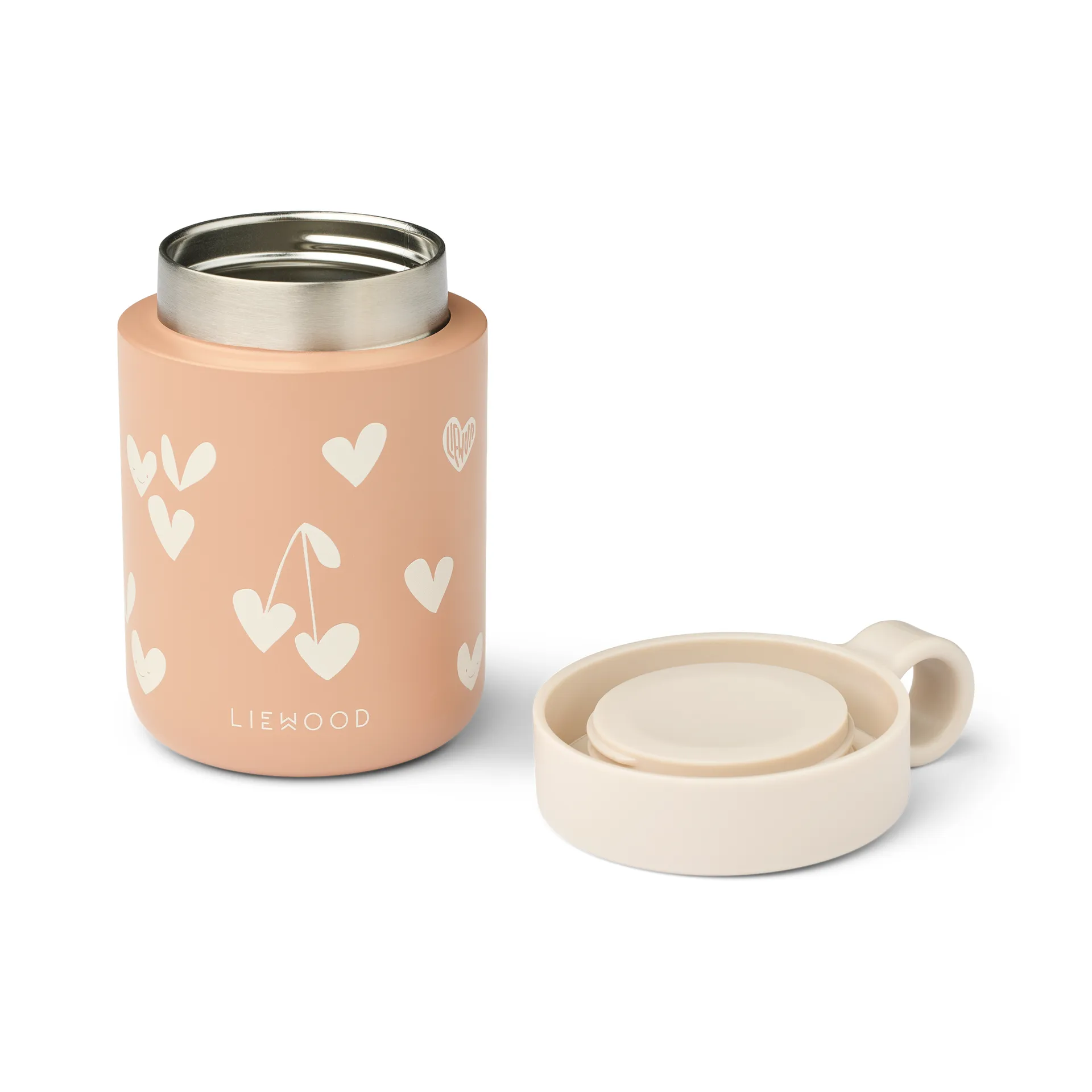 Thermos Kiani stampato, Sweethearts-pale tuscany Liewood