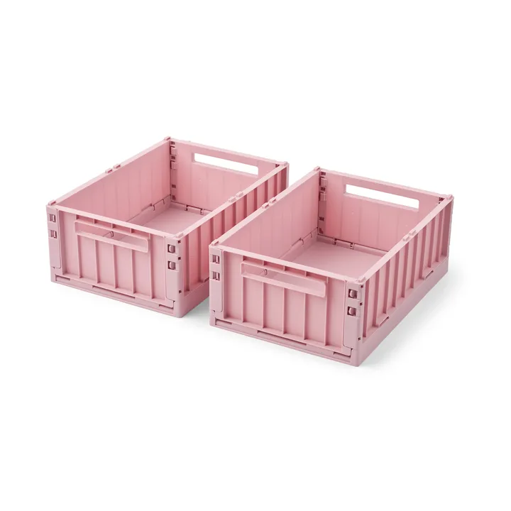 Weston scatola portaoggetti - Rose blush, M, 2-pack - Liewood