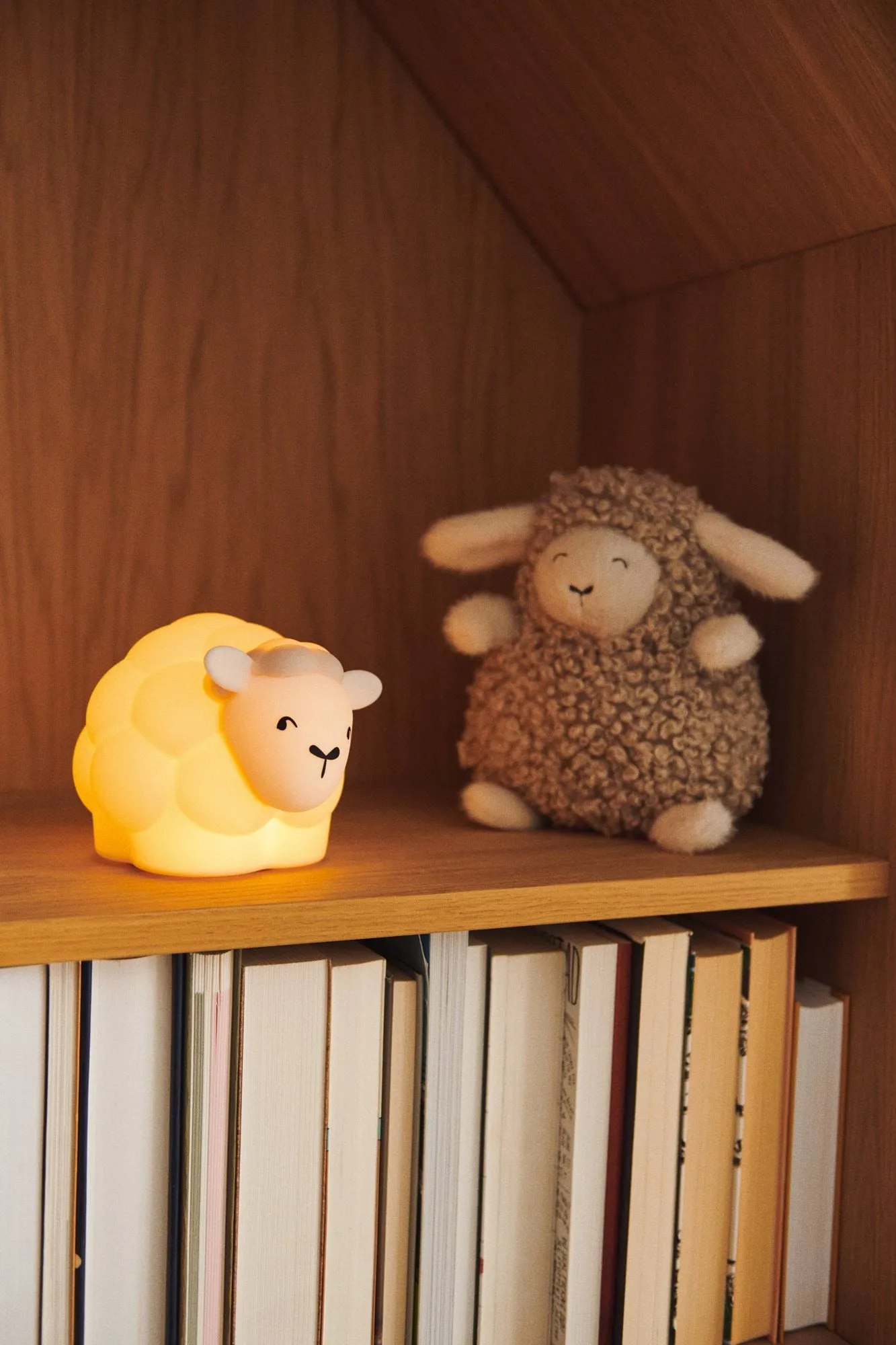Winston Sheep lampada notte, Sabbia scura Liewood