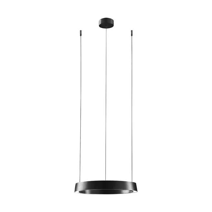 Edge round Ø40 pendel switch tune - Nero carbone - Light-Point