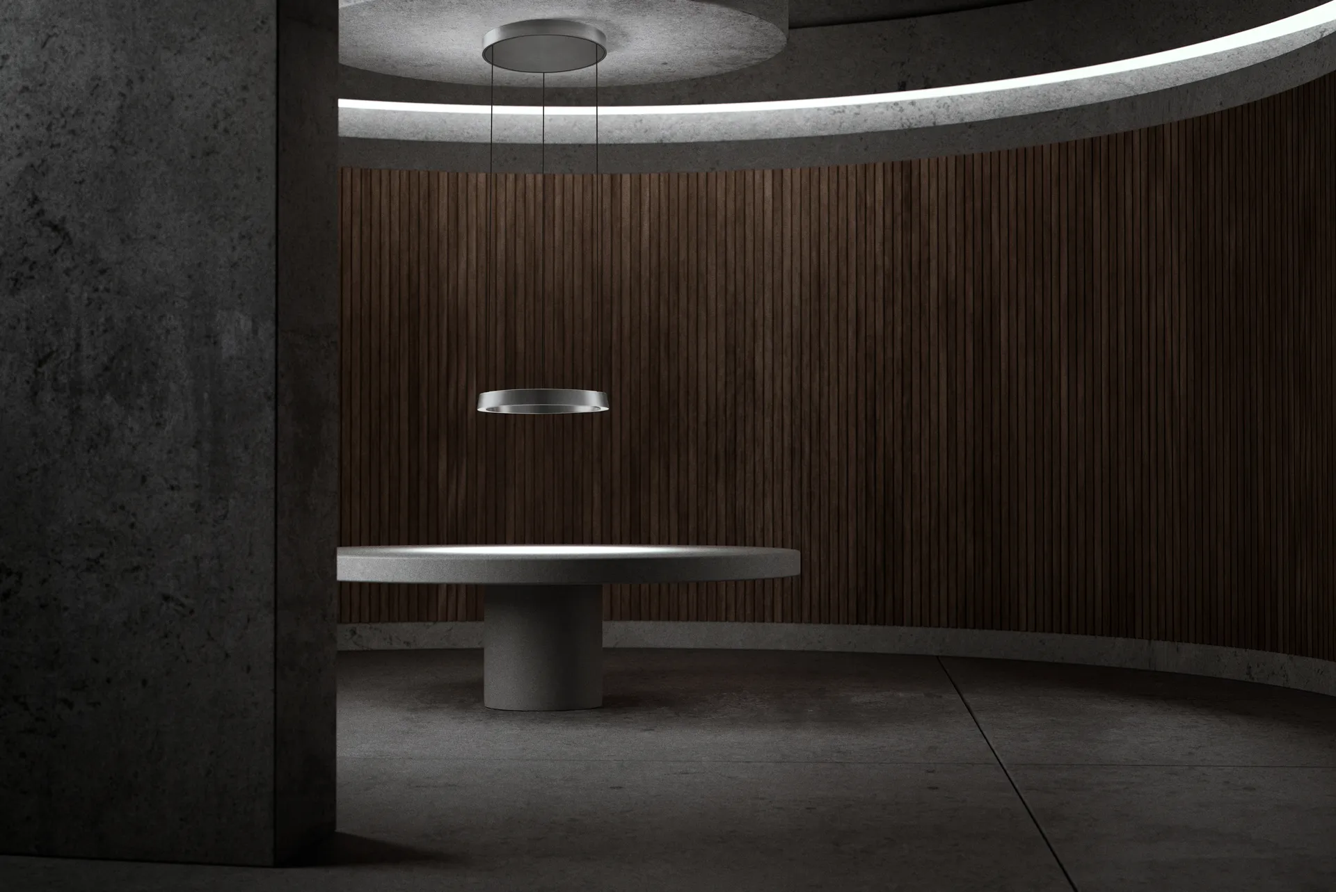 Edge round Ø40 pendel switch tune, Titanio Light-Point