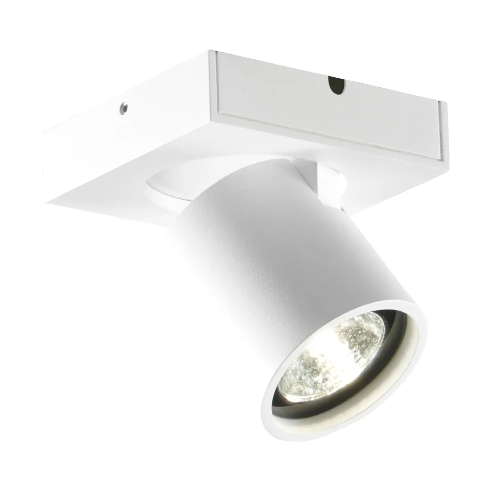 Focus 1 lampada da parete e soffitto switch tune, Bianco Light-Point
