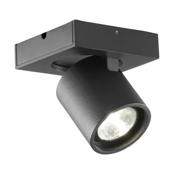 Focus 1 lampada da parete e soffitto switch tune - Nero - Light-Point