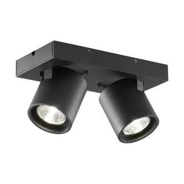 Focus 2 lampada da parete e soffitto switch tune - Black - Light-Point