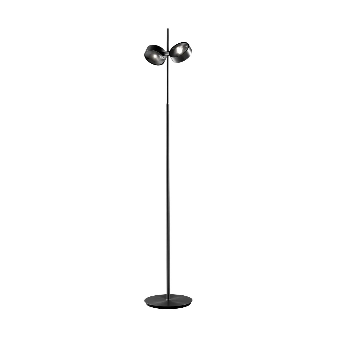 Lampada da terra Orbit, Nero carbone Light-Point