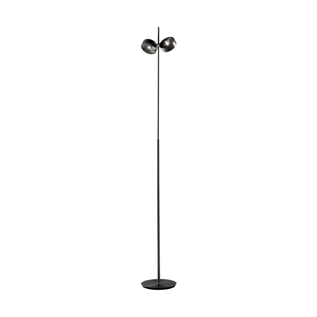 Lampada da terra Orbit, Nero carbone Light-Point
