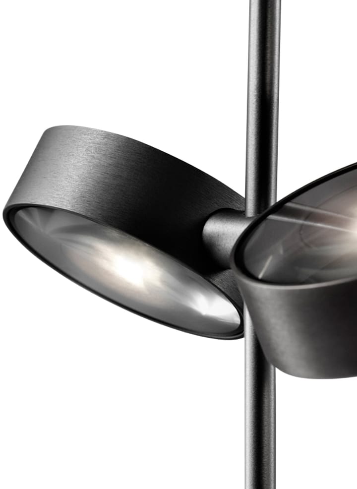 Lampada da terra Orbit, Nero carbone Light-Point