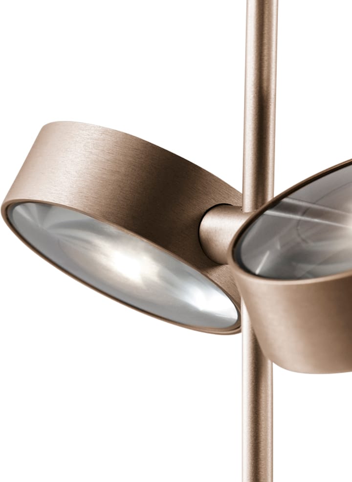 Lampada da terra Orbit, Oro rosa Light-Point