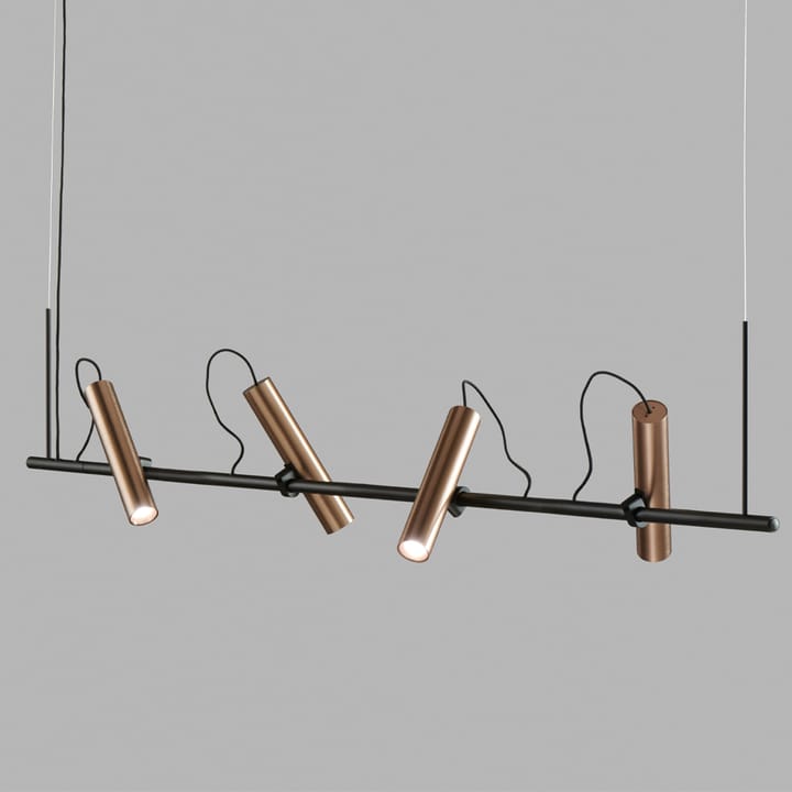 Lampadario Spirit - nero, oro rosa, s1500 - Light-Point