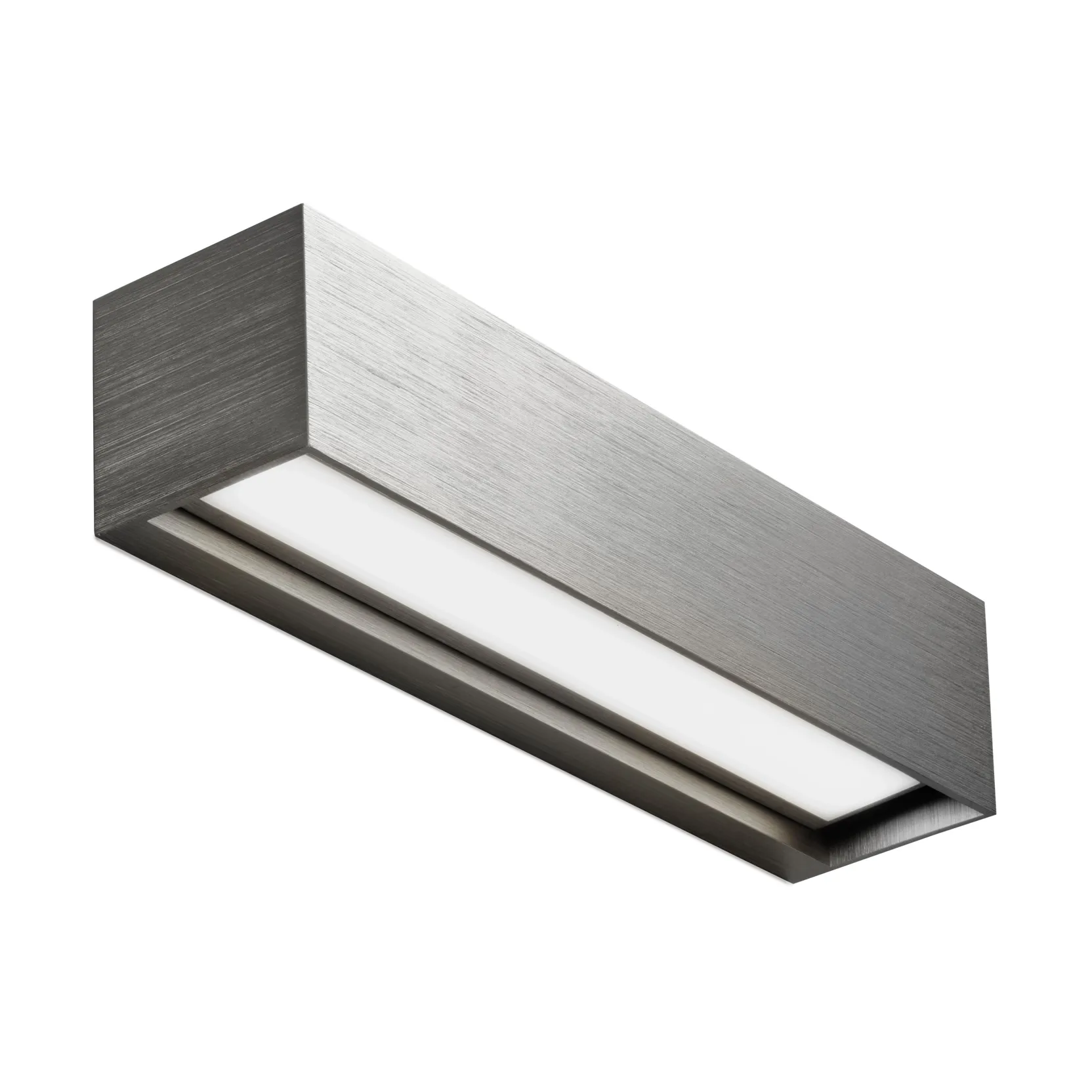 Linea W2 lampada da parete switch tune, Titanium, 7x30 cm Light-Point