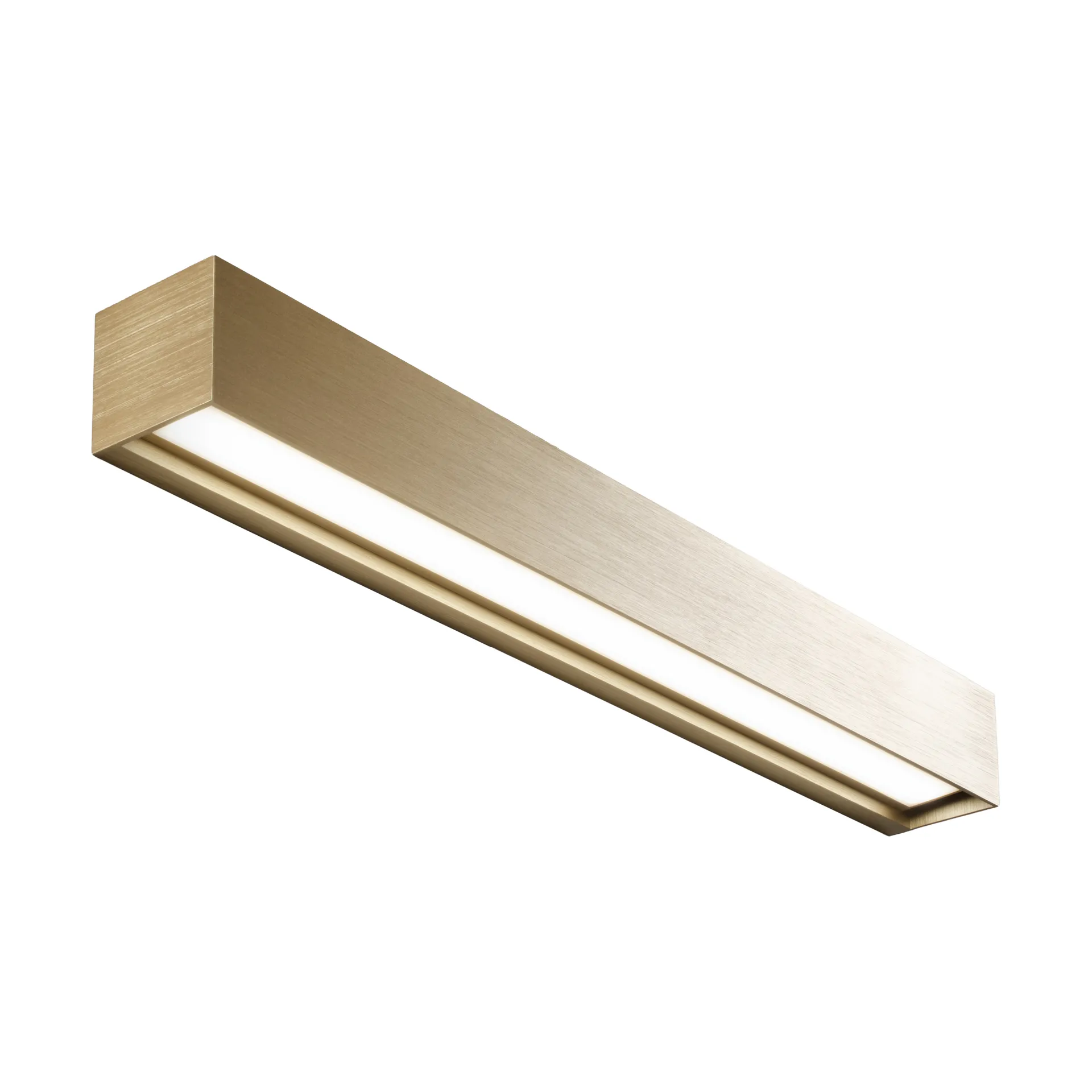 Linea W3 lampada da parete switch tune, Ottone, 7x60 cm Light-Point