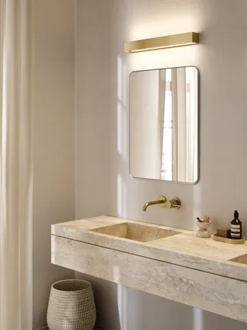 Linea W3 lampada da parete switch tune - Ottone, 7x60 cm - Light-Point