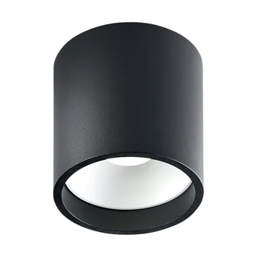 Punto luce Solo Round 2 - Black-white, 3000K - Light-Point