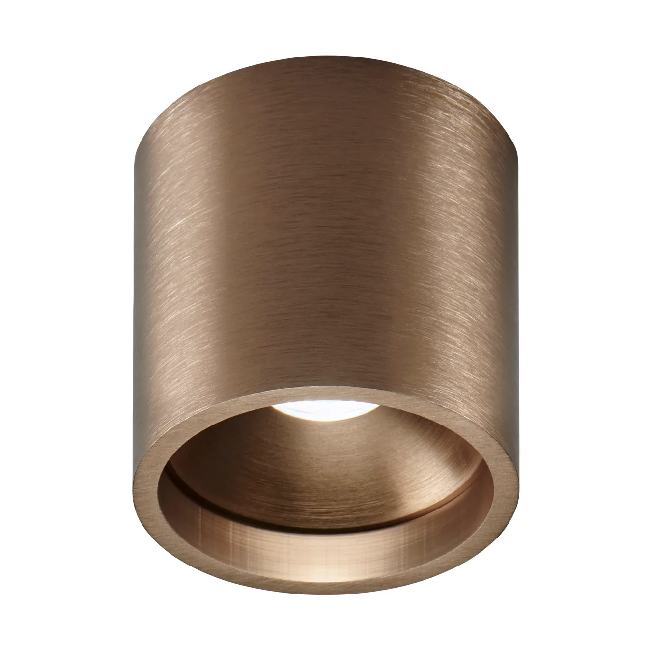 Punto luce Solo Round 2, Oro rosa Light-Point