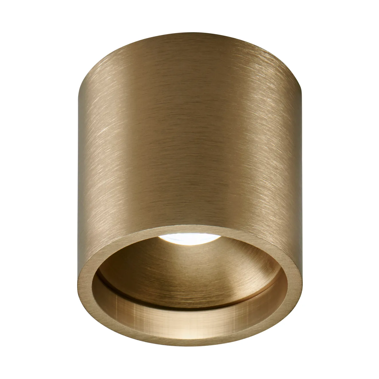 Punto luce Solo Round, Ottone Light-Point