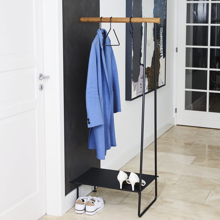 Appendiabiti Swing, Oak black, l, corda nera LIND DNA