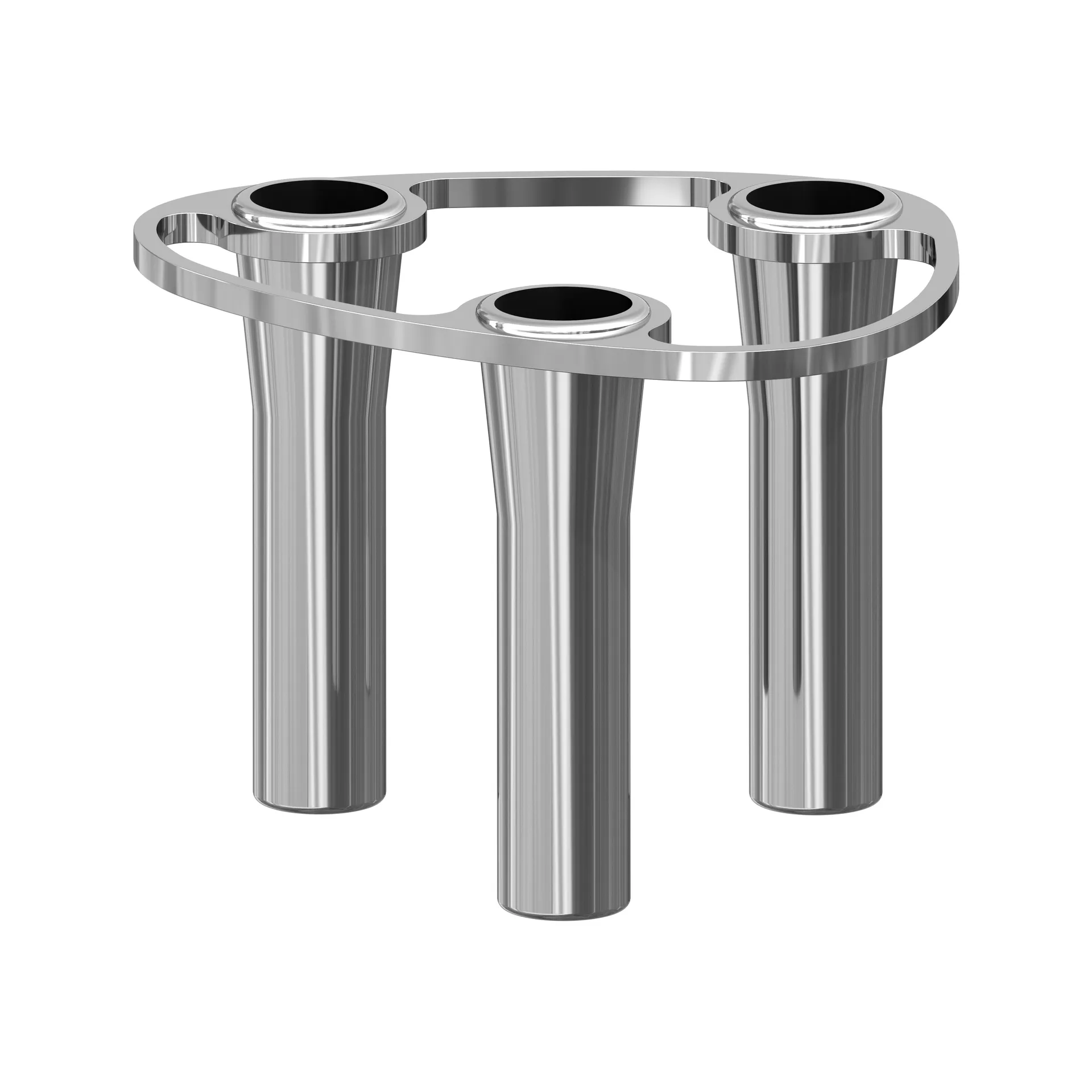 Candelieri combinabili Lind Curve cromati, Triple LIND DNA
