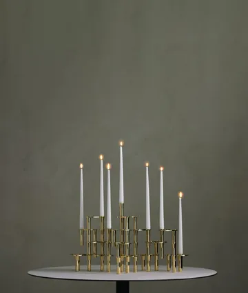 Candelieri combinabili Lind Curve placcati oro 24K - Double - LIND DNA