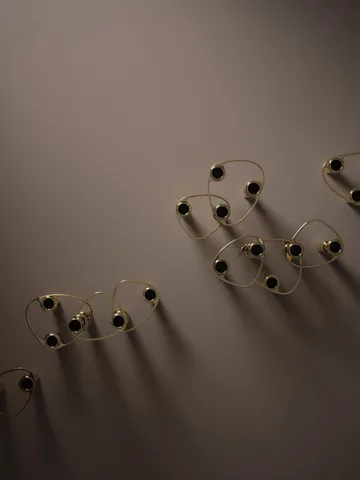 Candelieri combinabili Lind Curve placcati oro 24K - Double - LIND DNA