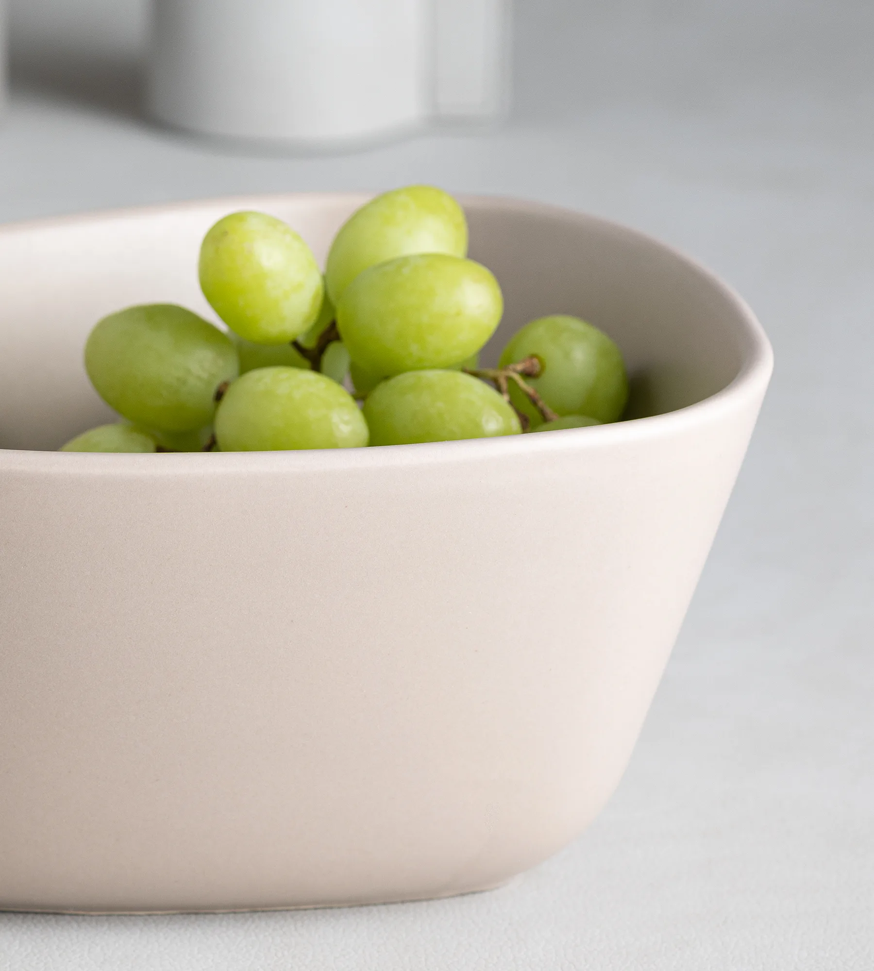 Ciotola Curve in Gres M 20x22 cm, Sand LIND DNA