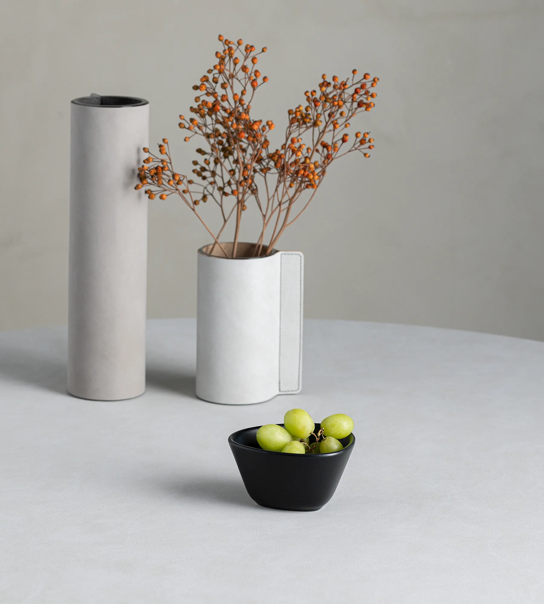 Curve Ciotola in Gres S 10x11 cm, nero LIND DNA