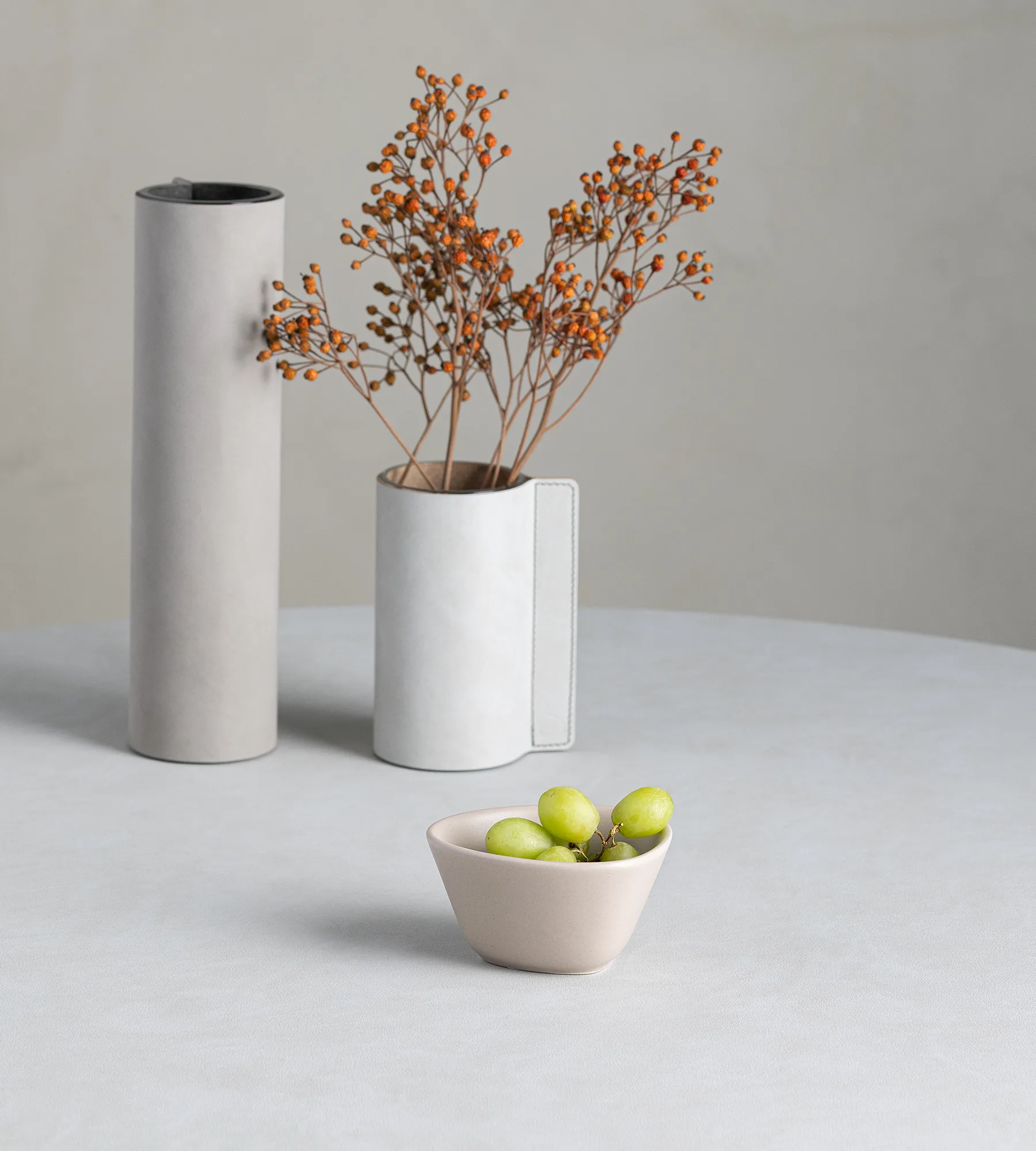 Curve Ciotola in Gres S 10x11 cm, Sand LIND DNA