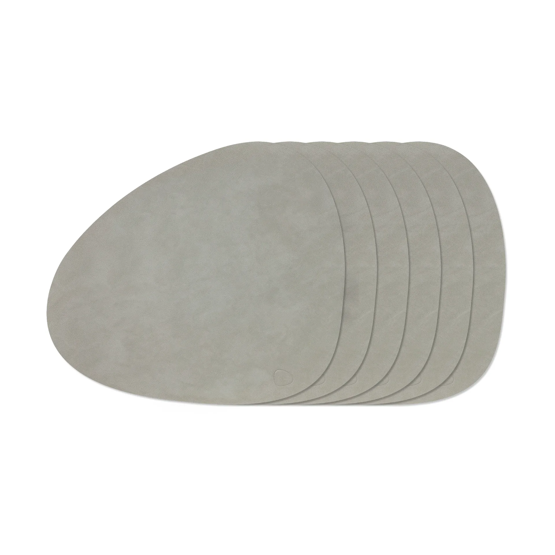 Nupo Curve set di tovagliette, Light Grey, confezione da 6 LIND DNA