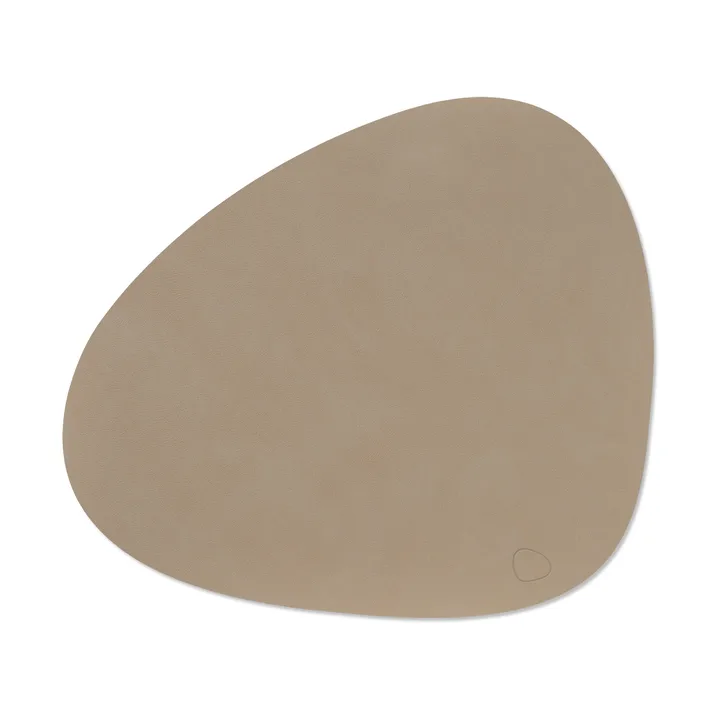Nupo tovaglietta curve L - Clay brown - LIND DNA