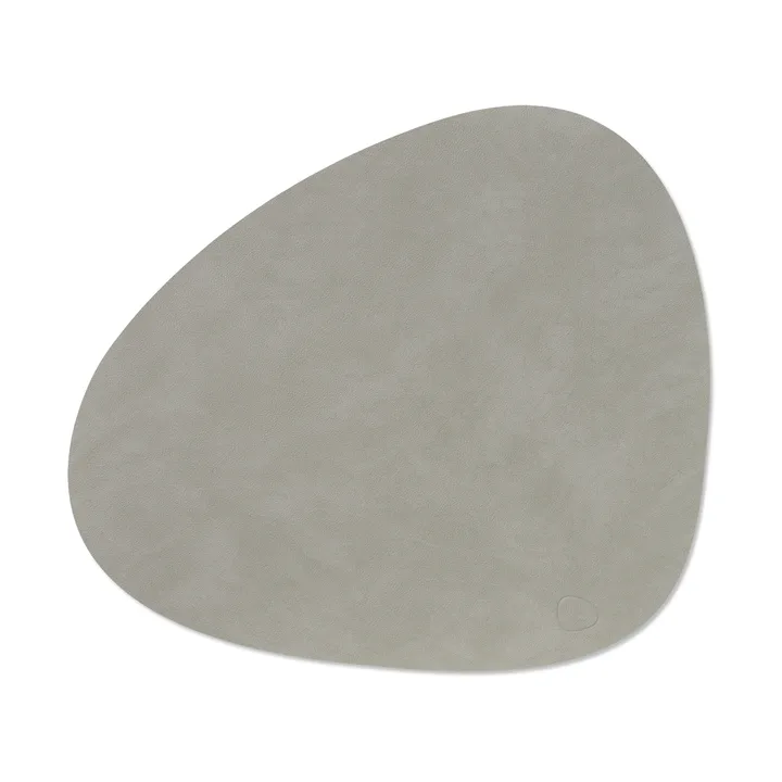 Nupo tovaglietta curve L - Grigio chiaro - LIND DNA