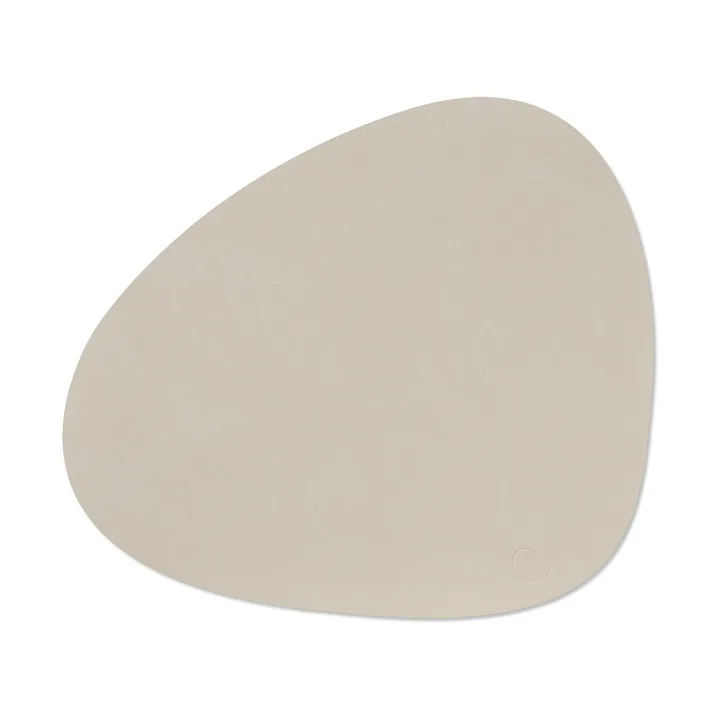 Nupo tovaglietta curve L - Oyster white - LIND DNA