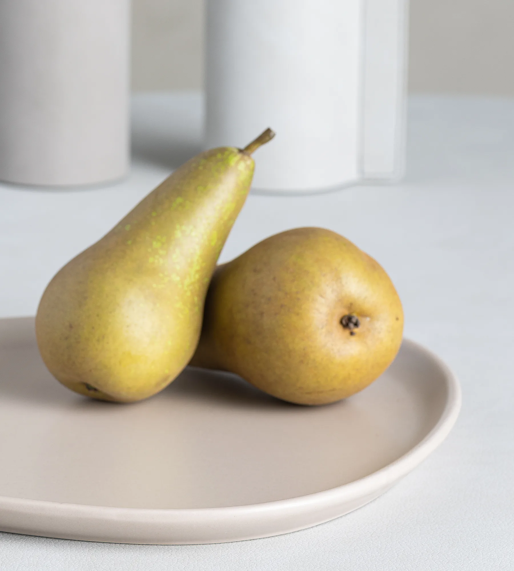 Piatto in gres Curve 26x30 cm, Sand LIND DNA