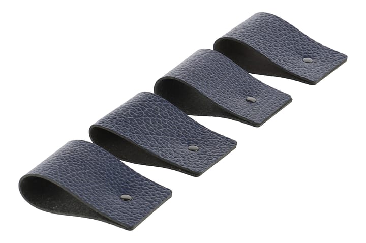 Portatovagliolo ad anello Loop name confezione da 4, Blu navy LIND DNA