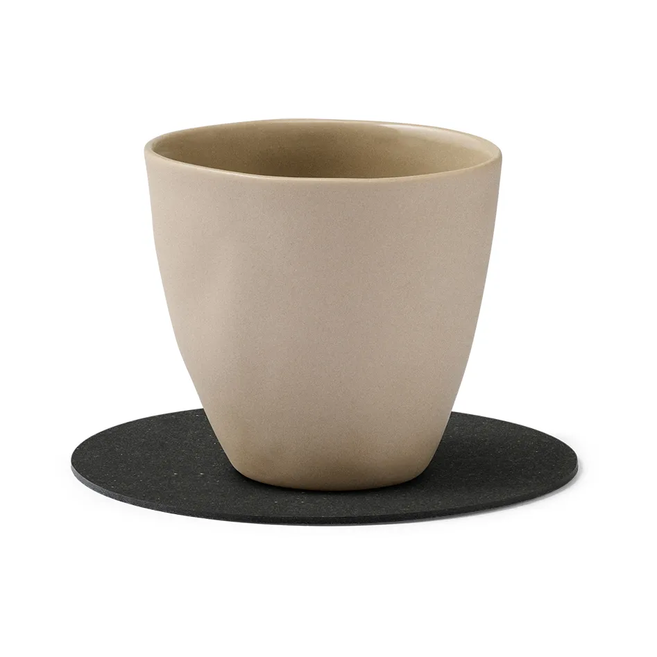 Sottobicchiere Core circolare, Flecked anthracite LIND DNA