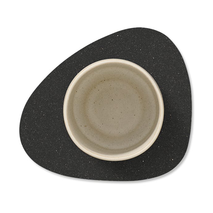 Sottobicchiere Core curvo, Flecked anthracite LIND DNA