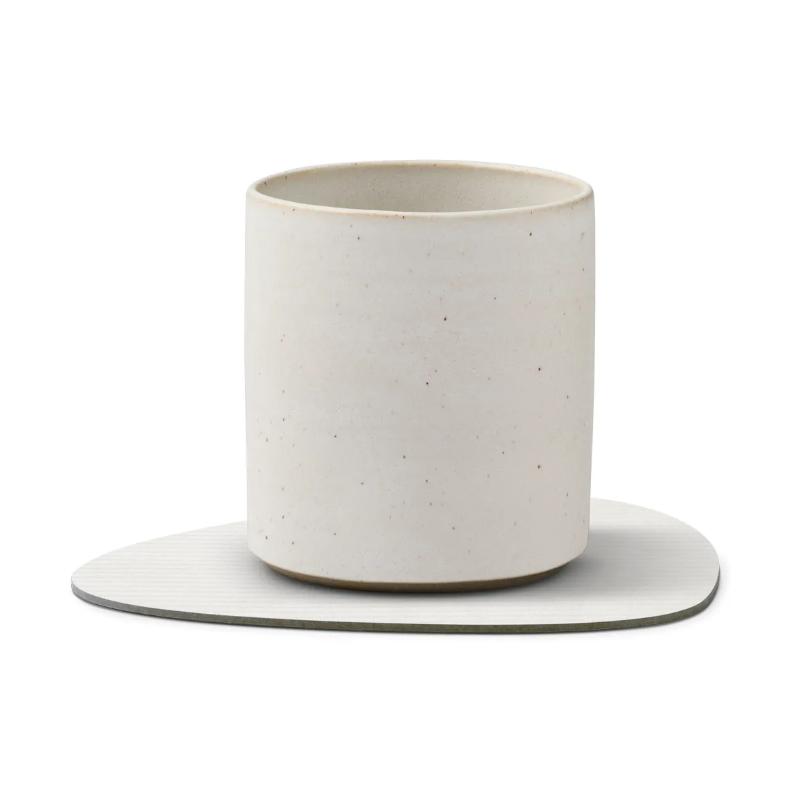 Sottobicchiere curvo Corduroy, Bianco puro LIND DNA