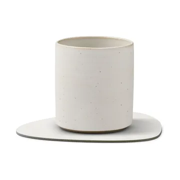 Sottobicchiere curvo Corduroy - Bianco puro - LIND DNA