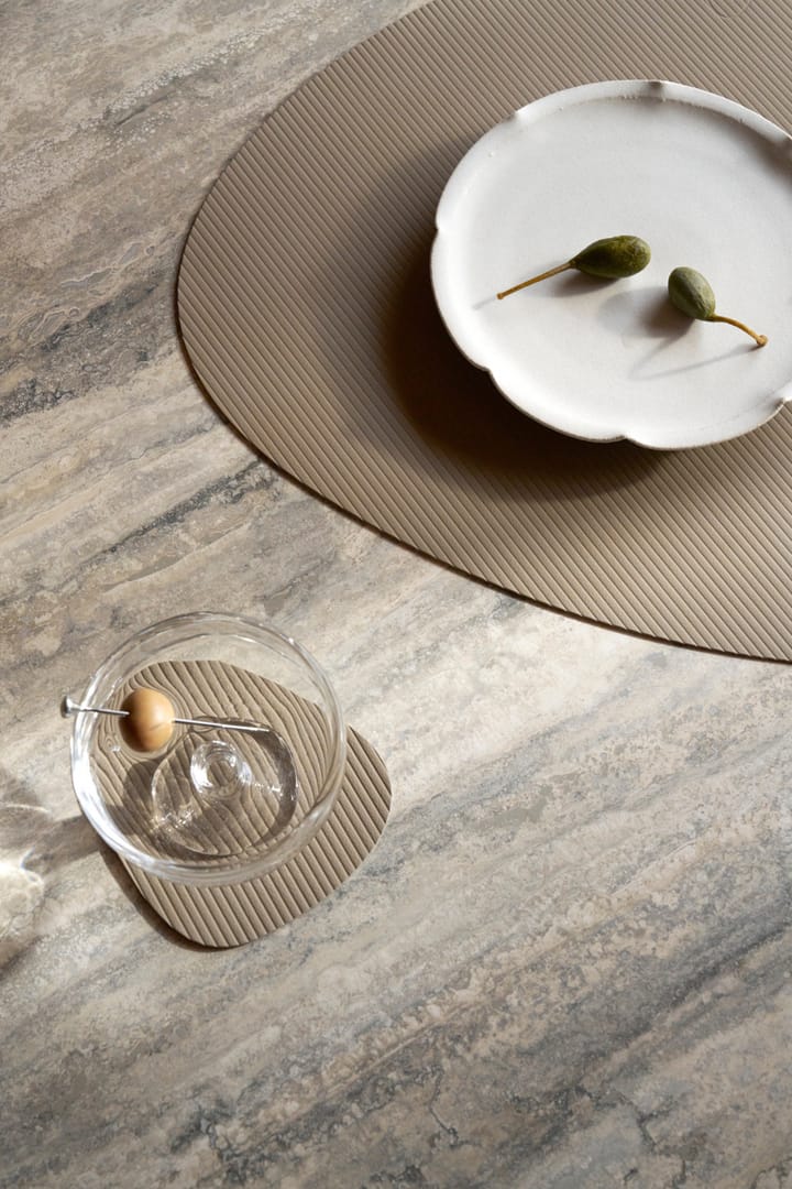Sottobicchiere curvo Corduroy , Clay Brown LIND DNA