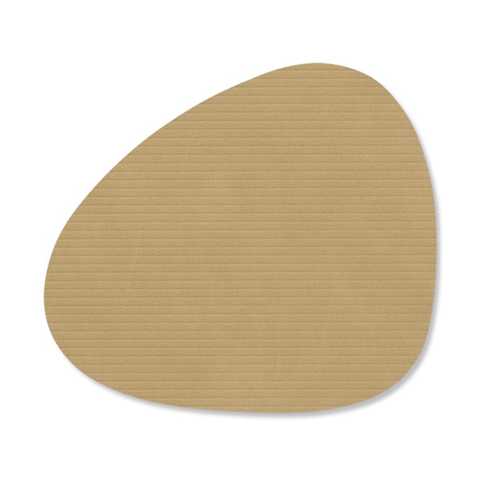 Sottobicchiere curvo Corduroy  - Khaki - LIND DNA