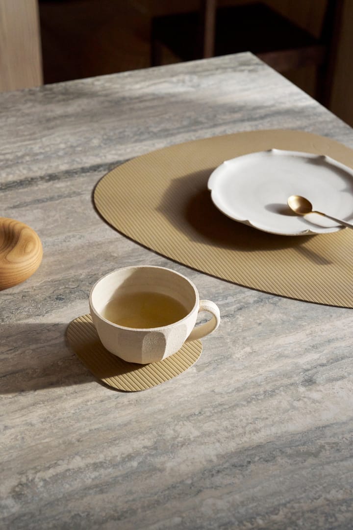 Sottobicchiere curvo Corduroy , Khaki LIND DNA