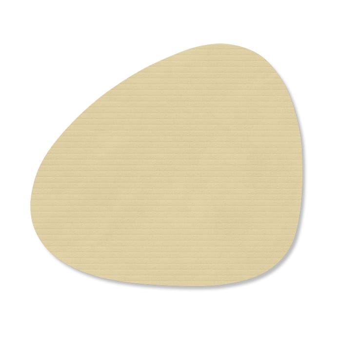 Sottobicchiere curvo Corduroy  - Lemon Sorbet - LIND DNA