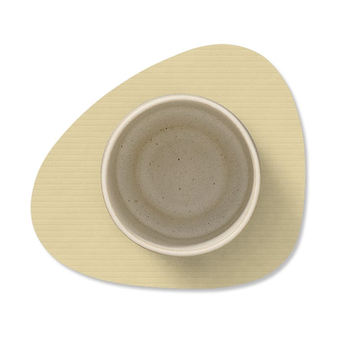 Sottobicchiere curvo Corduroy , Lemon Sorbet LIND DNA