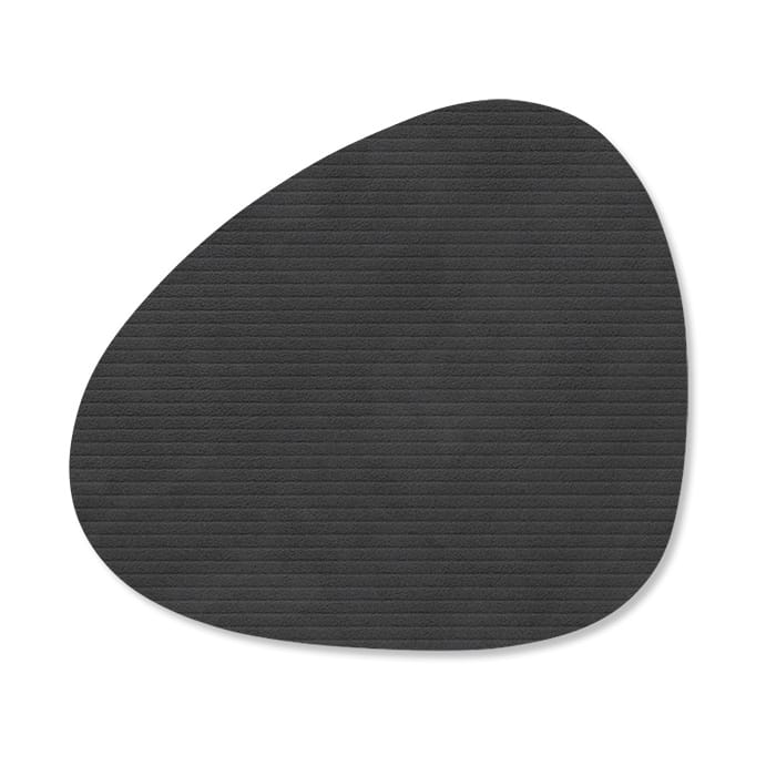 Sottobicchiere curvo Corduroy  - Nero - LIND DNA