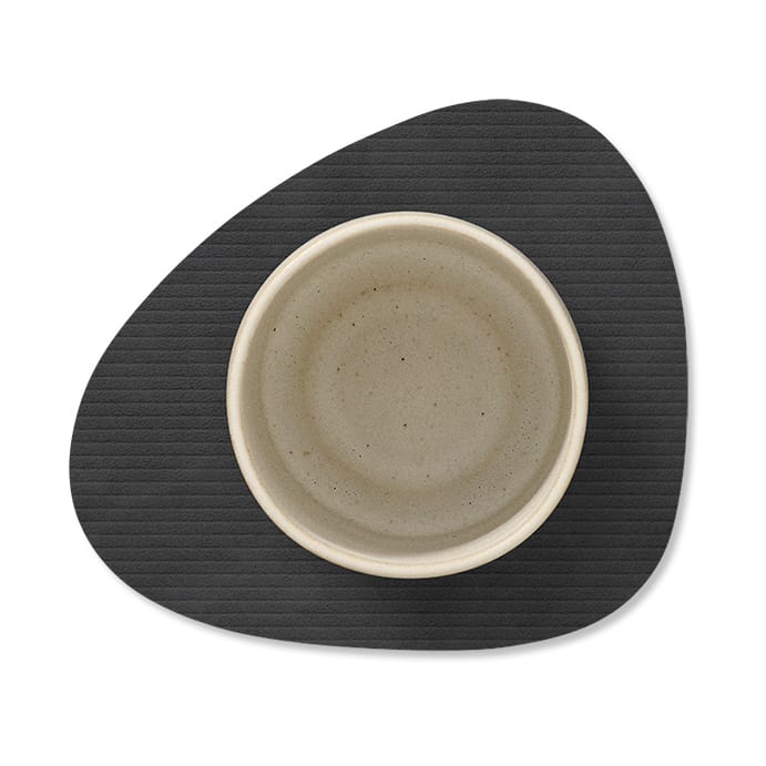 Sottobicchiere curvo Corduroy , Nero LIND DNA
